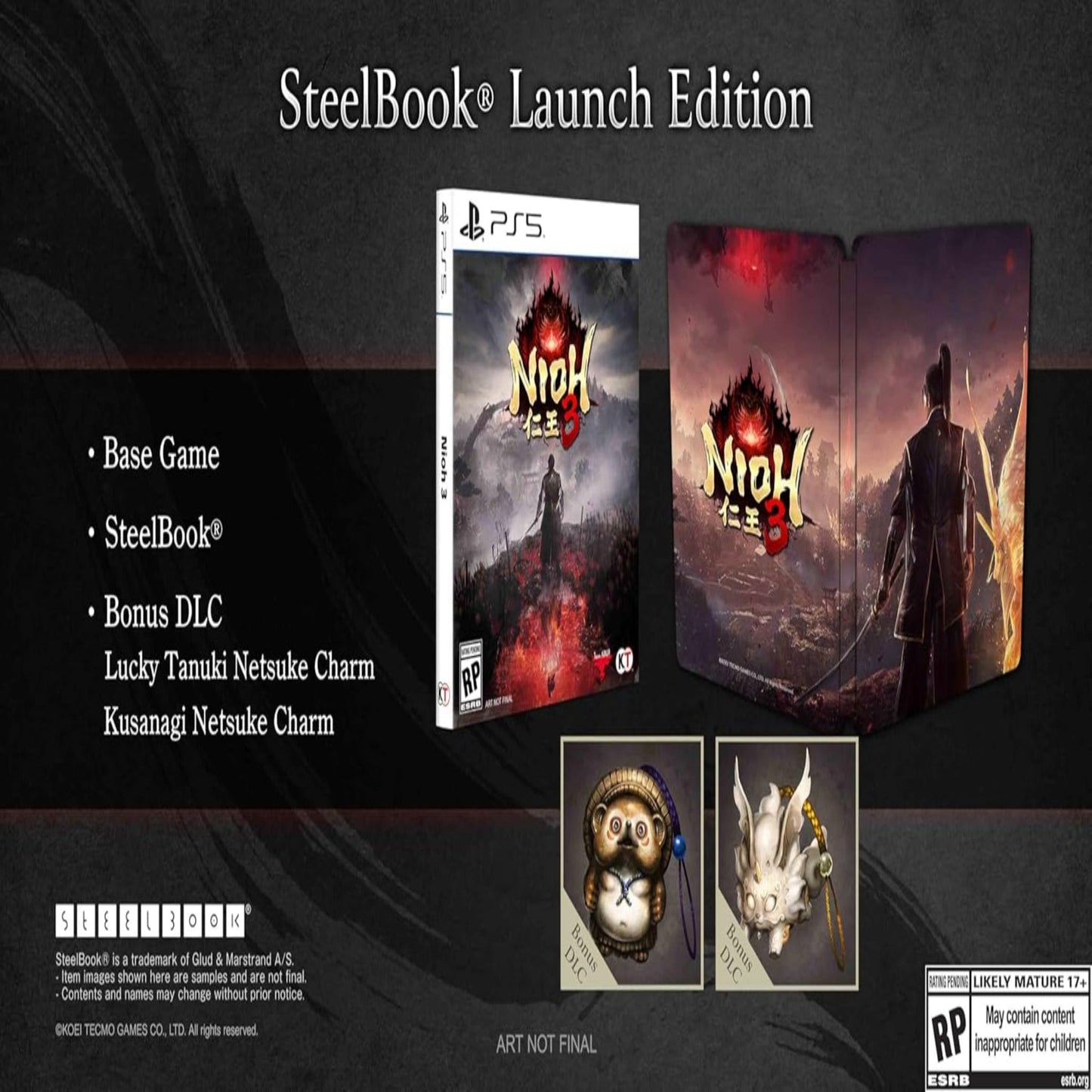 Nioh 3 Edition Steelbook - PS5
