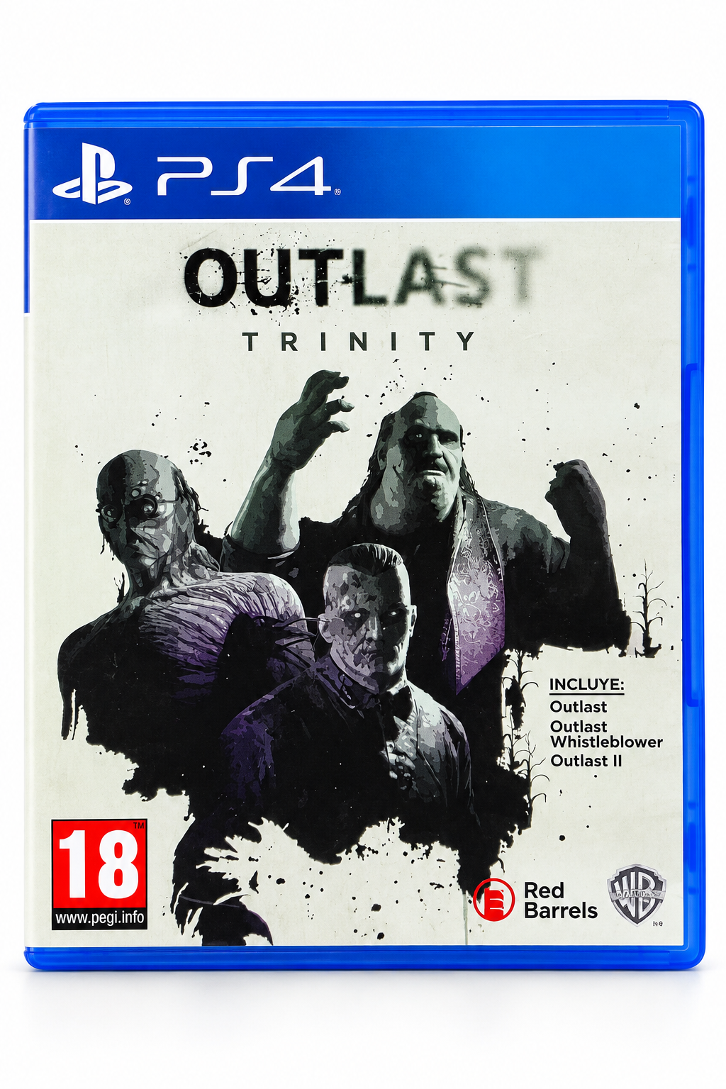 Outlast Trinity PS4 Occasion - jaquette homogène