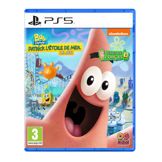 Bob l'éponge: Patrick l’Étoile de Mer Le Jeu PS5