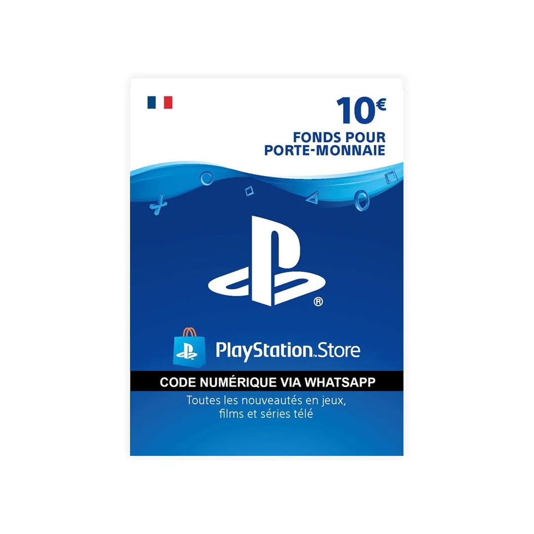 Carte Cadeau PlayStation Store PSN 10 Euro
