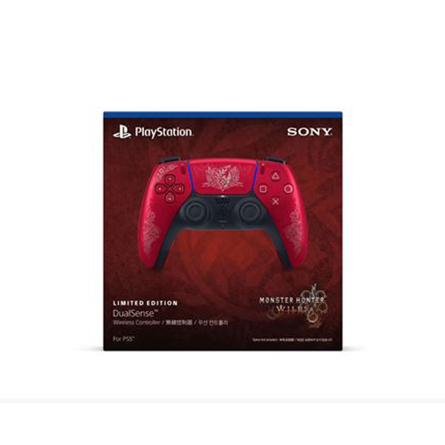Manette sans fil DualSense Édition limitée Monster Hunter Wilds PS5