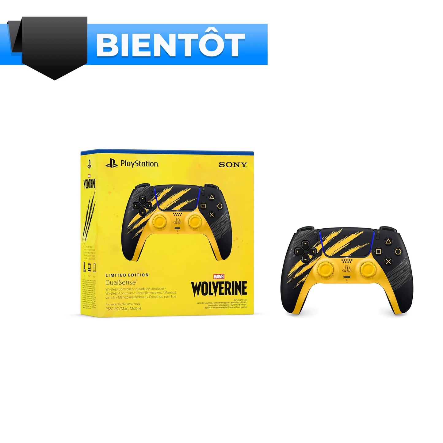 Manette sans fil DualSense – Édition limitée Marvel’s Wolverine