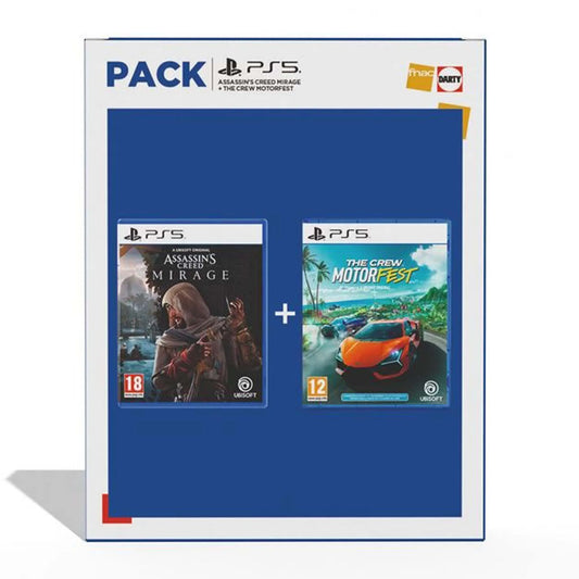 Pack Fnac PS5 The Crew Motorfest + Assassin’s Creed Mirage
