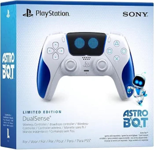 Manette PS5 DualSense édition limitée Astro Bot en boîte