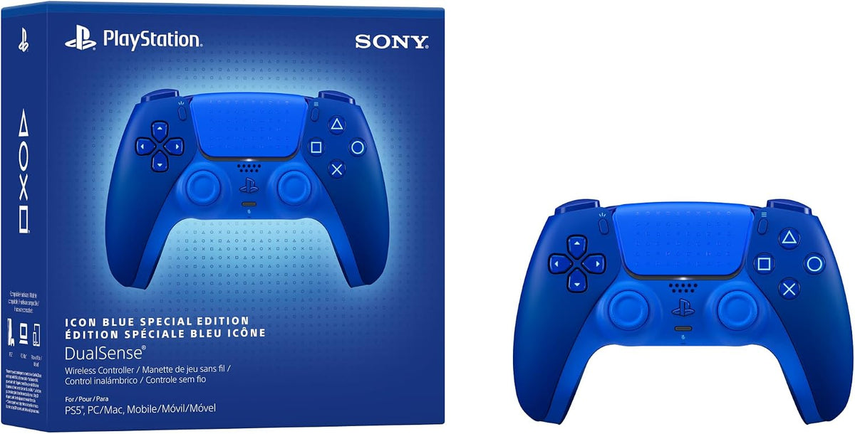 Manette Sony DualSense Icon Blue édition spéciale PS5