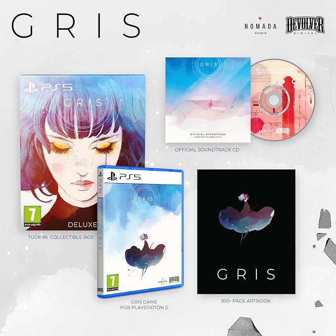 GRIS Deluxe PS5 - contenu de l'édition Deluxe