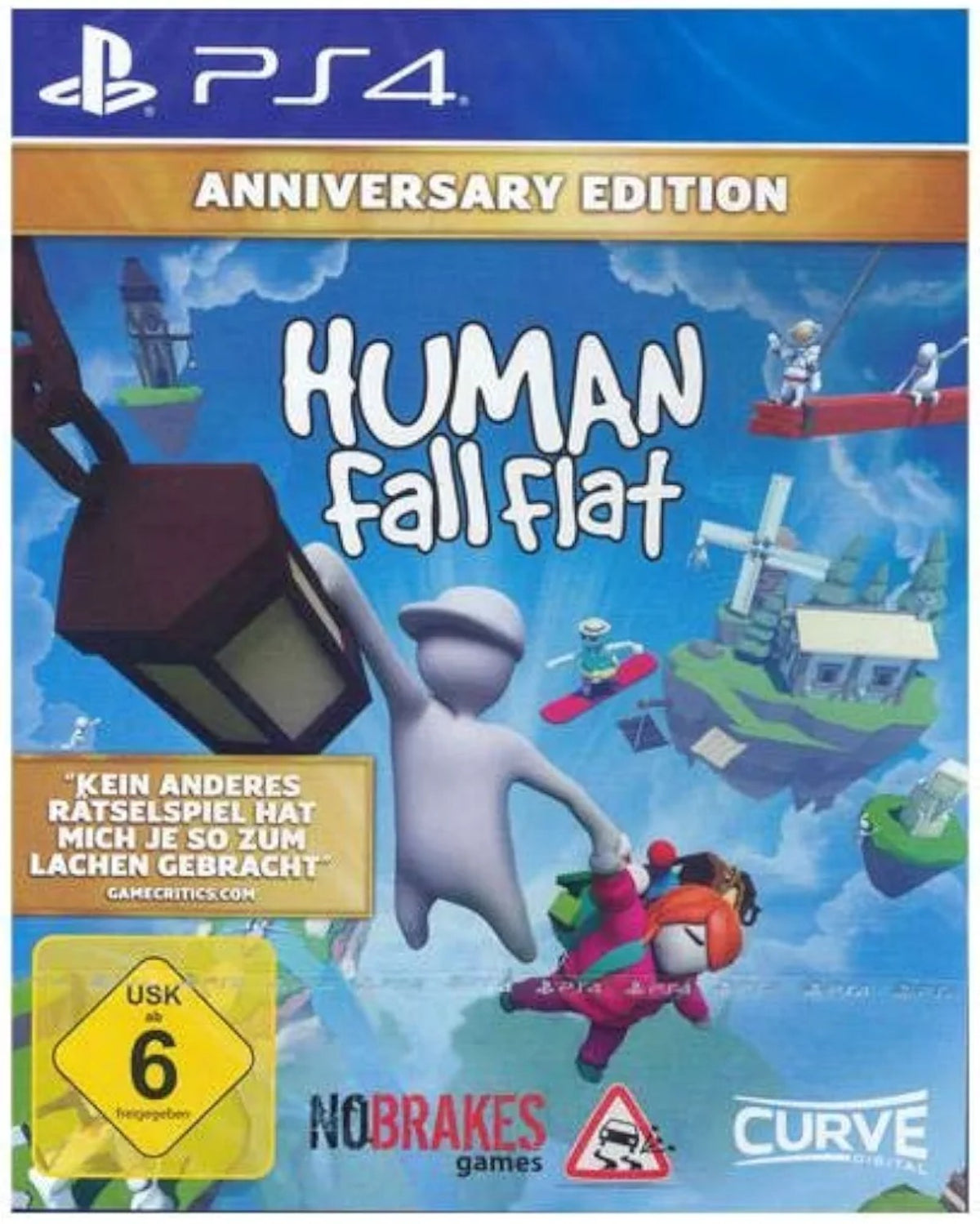 Human: Fall Flat Anniversary Edition PS4 jaquette