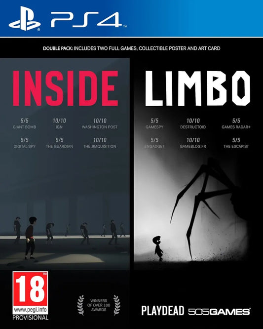 Inside & Limbo Double Pack PS4