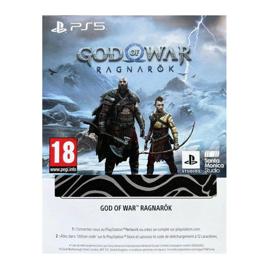 God of War Ragnarök PS5 - Code de téléchargement