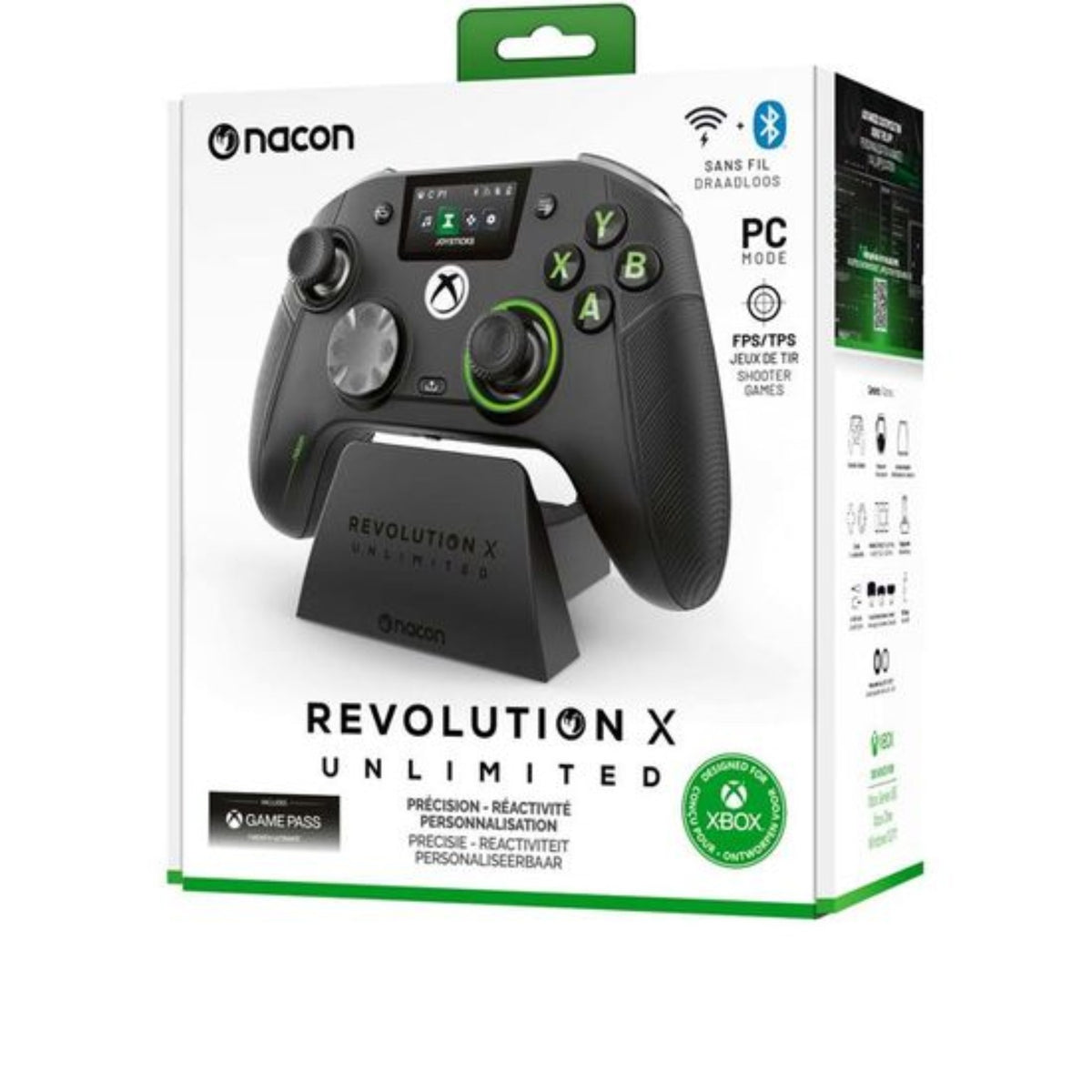 Nacon Revolution X Unlimited Noir Xbox PC en boîte