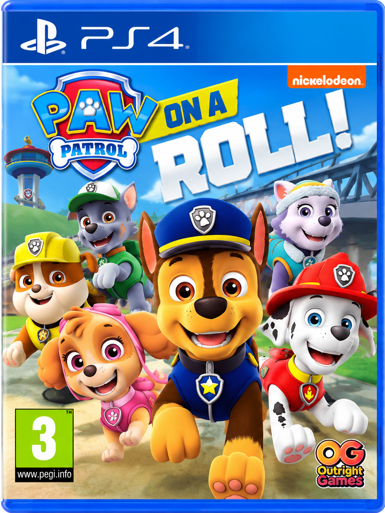 PAW Patrol: On a Roll! PS4 — jaquette améliorée