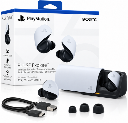 Écouteurs PS5 sans fil PULSE Explore avec boîte