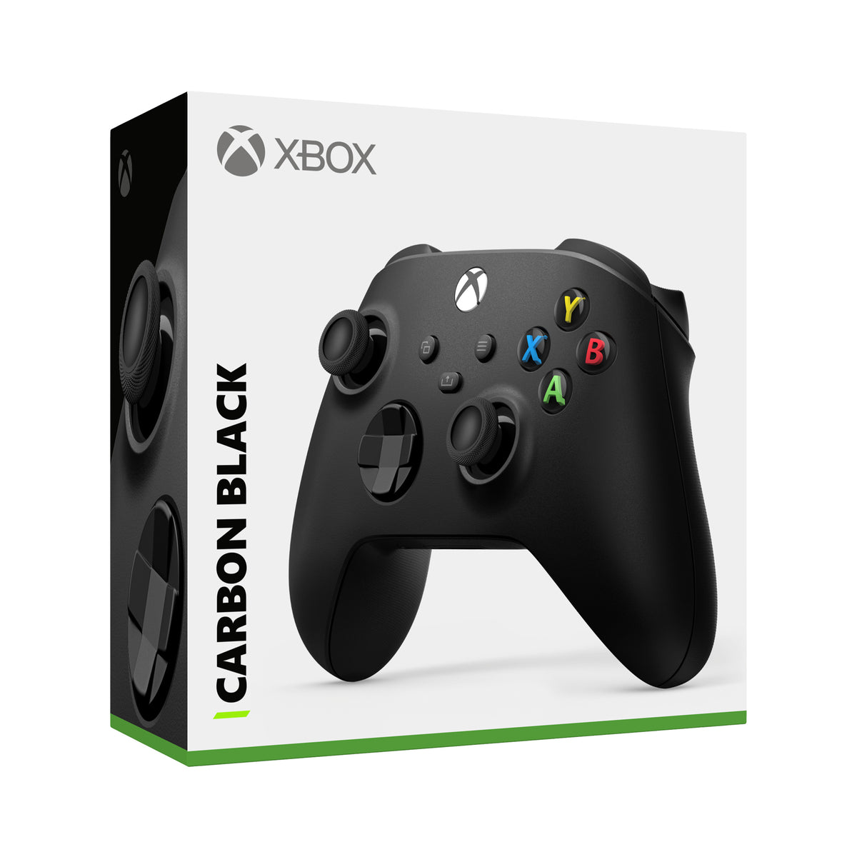 Manette Xbox Carbon Black dans son emballage officiel