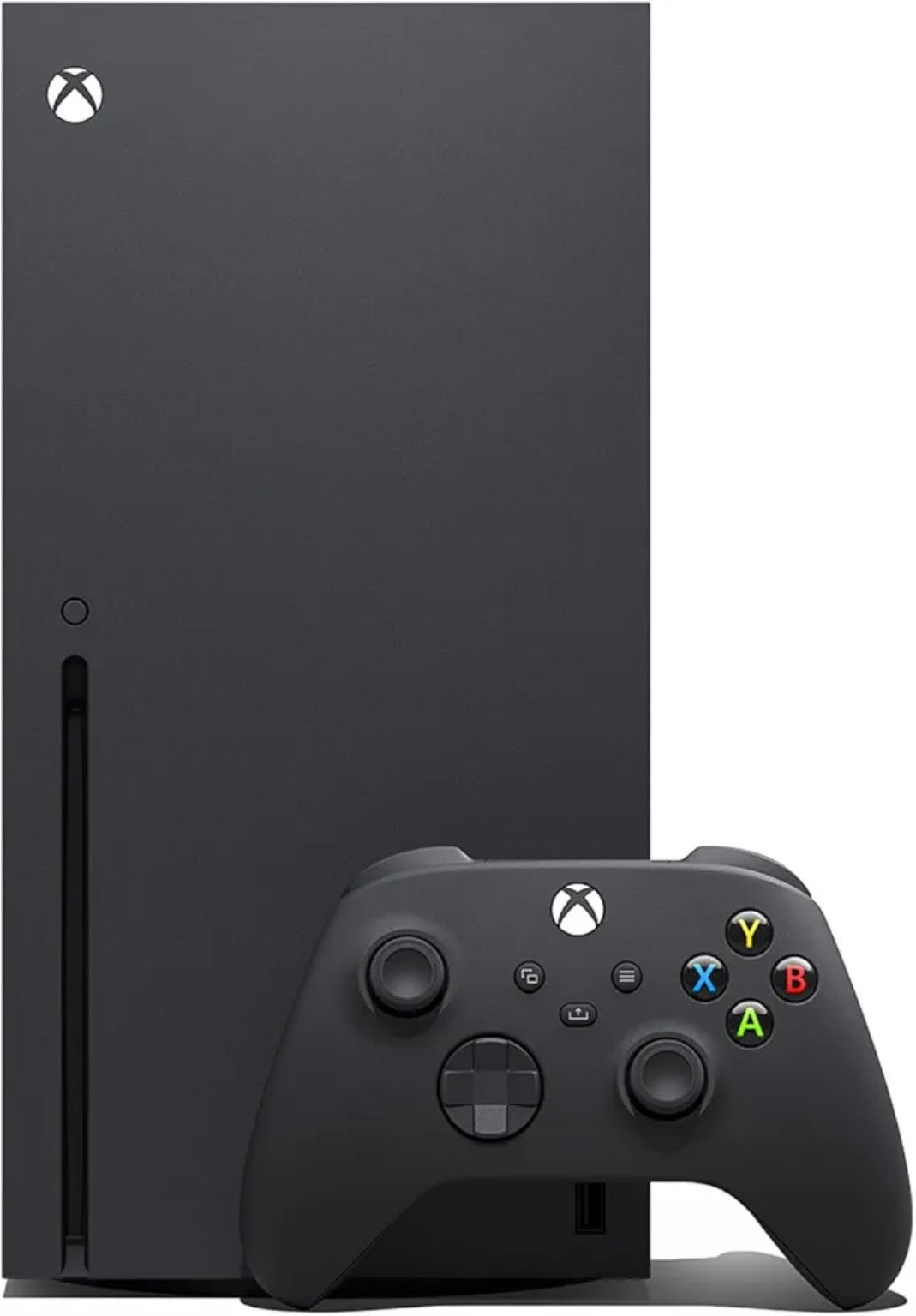 Console Xbox Series X avec manette noire